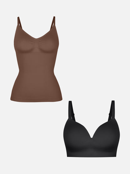 Push-Up Seamless Bra + Shaper Tank Top