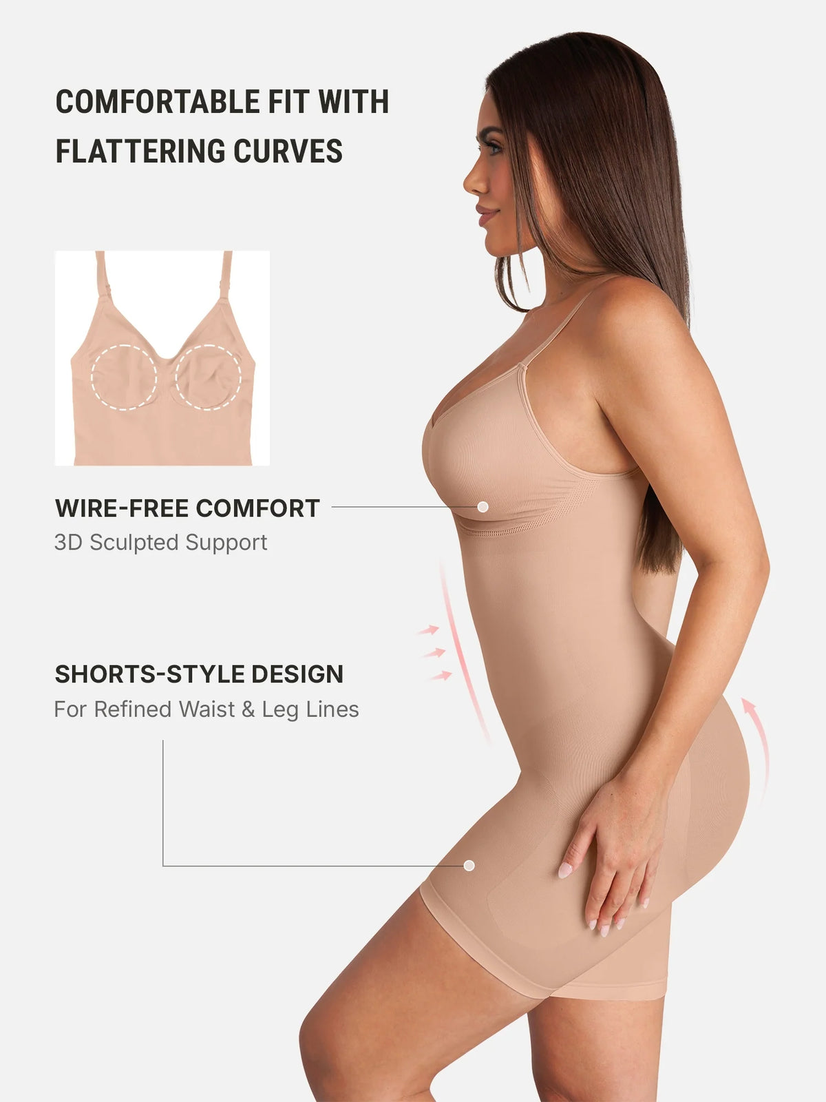 Tummy Control Butt Lift Shapewear Bodysuit