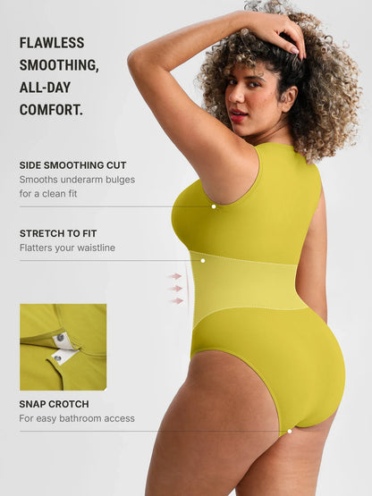 Scoop Neck Buttery Seamless Bodysuit