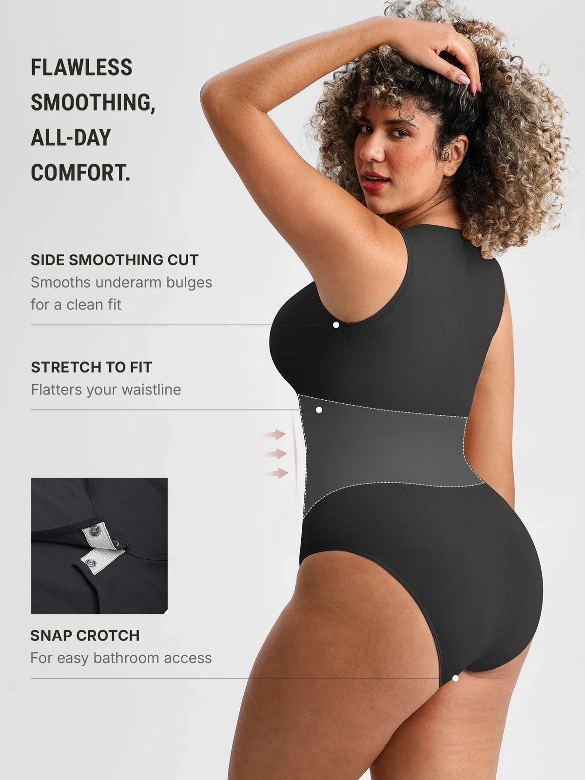 Scoop Neck Buttery Seamless Bodysuit