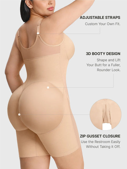 Full-Coverage Tummy Control Shaper Faja