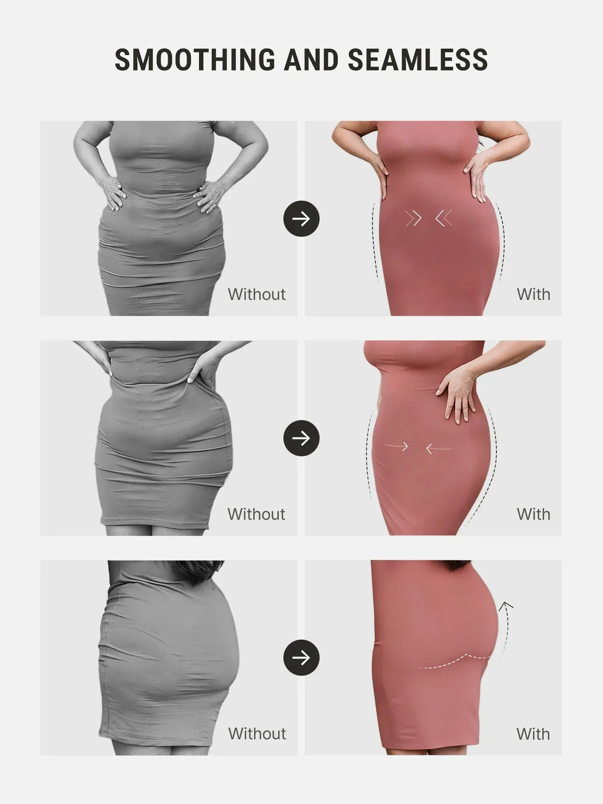 Smooth Dress & No-Show Shorts Set