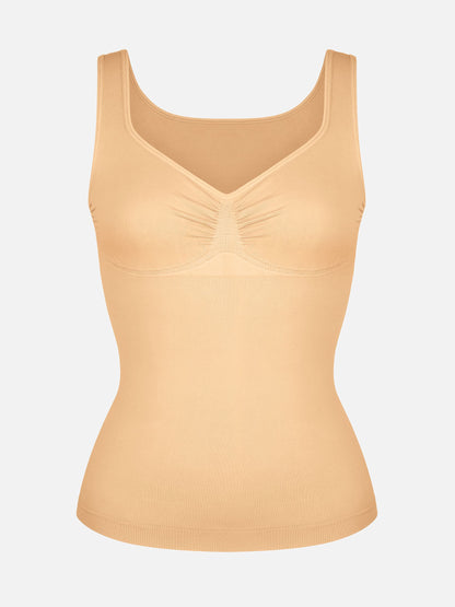 Seamless Everyday Tummy Control Wide Strap Tank Top