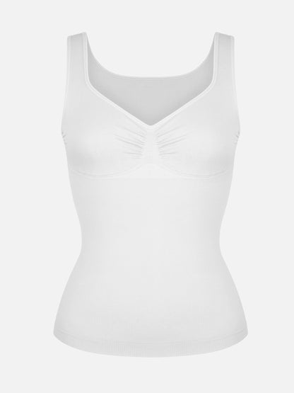 Seamless Tummy Control Wide Strap Tank Top