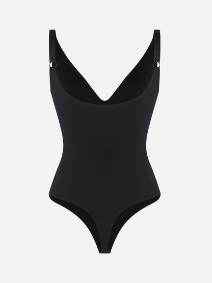 V-Neck Tummy Control Bodysuit