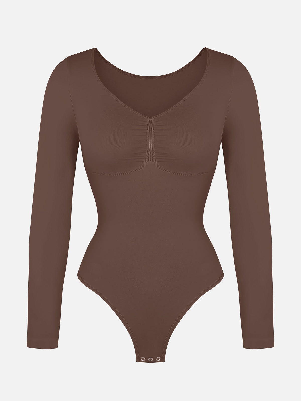 Seamless Long Sleeve Tummy Control Classic Bodysuit