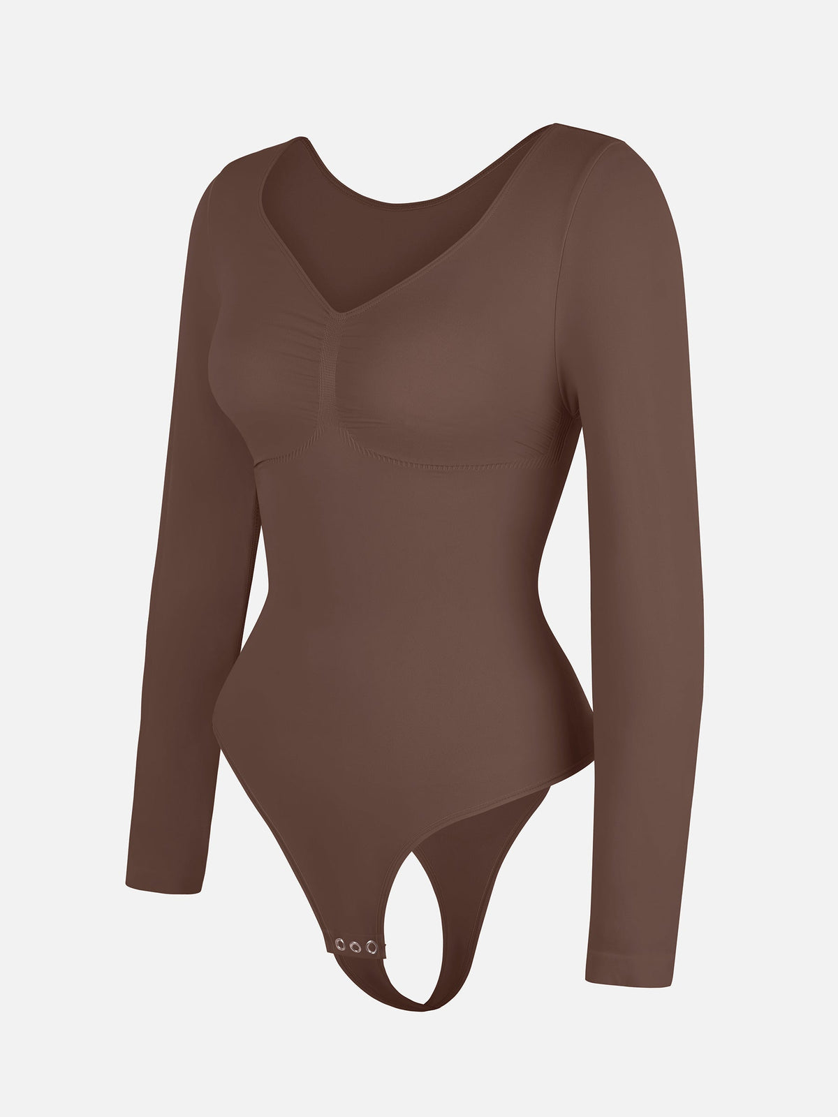 Seamless Long Sleeve Tummy Control Classic Bodysuit