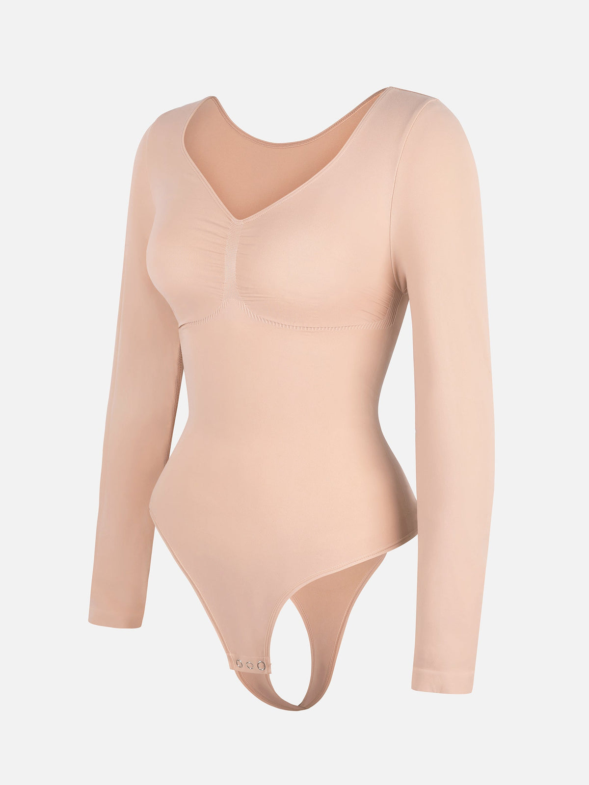Seamless Long Sleeve Tummy Control Classic Bodysuit