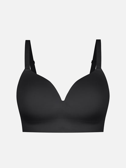 V Neck Shaping Bodysuit + Push-Up Seamless Bra