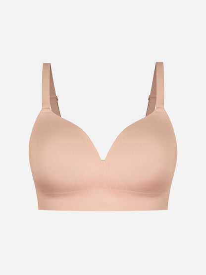 Full Coverage Wireless Bra + Push-Up Seamless Bra