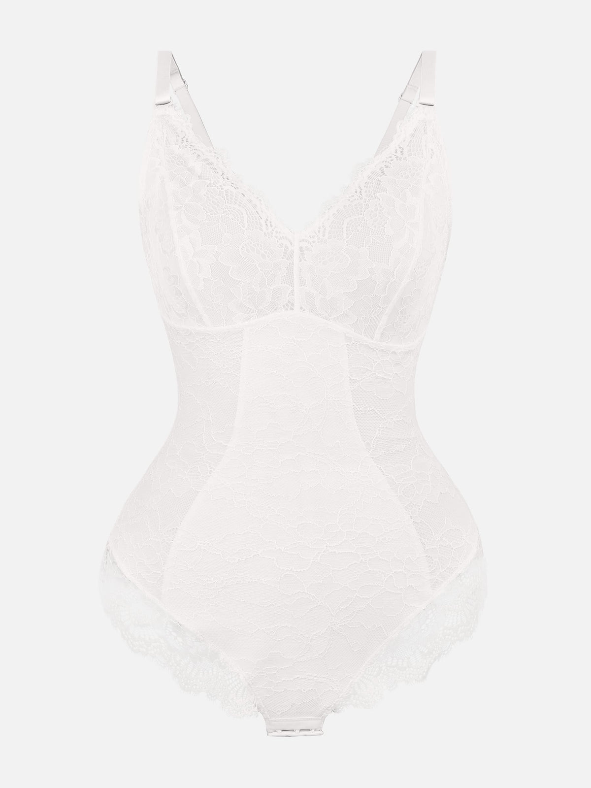 Lace Sculpt V-Neck  Bodysuit