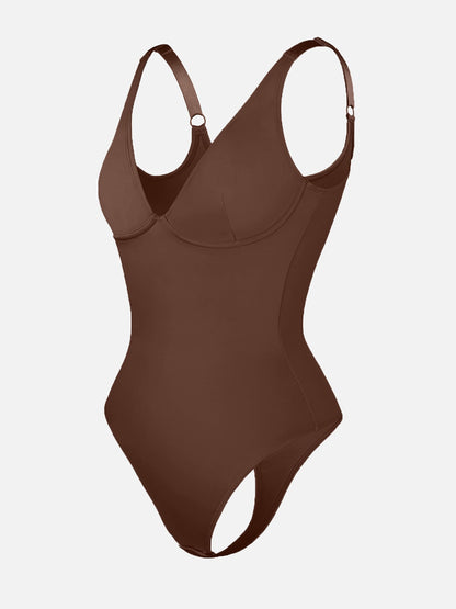 V-Plunge Support Bodysuit