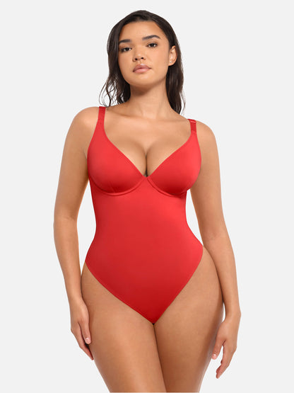 V-Plunge Support Bodysuit [BOGO]