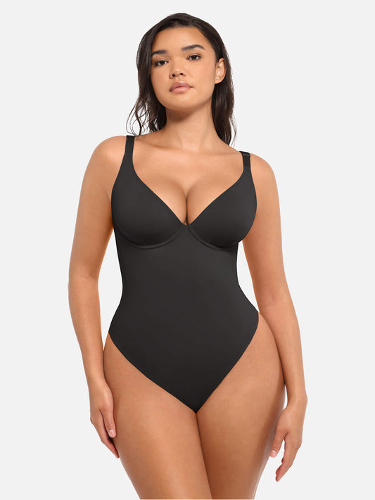 V-Plunge Support Bodysuit [BOGO]