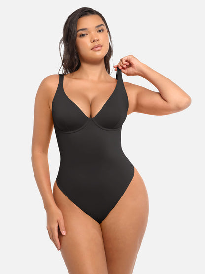 V-Plunge Support Bodysuit