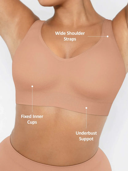 Built-In Cup Full Coverage Wireless Bra