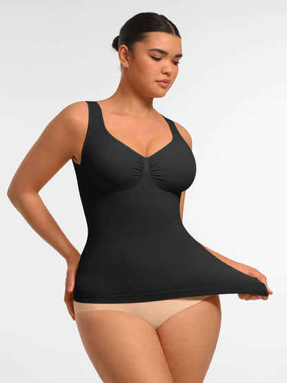 Seamless Tummy Control Wide Strap Tank Top
