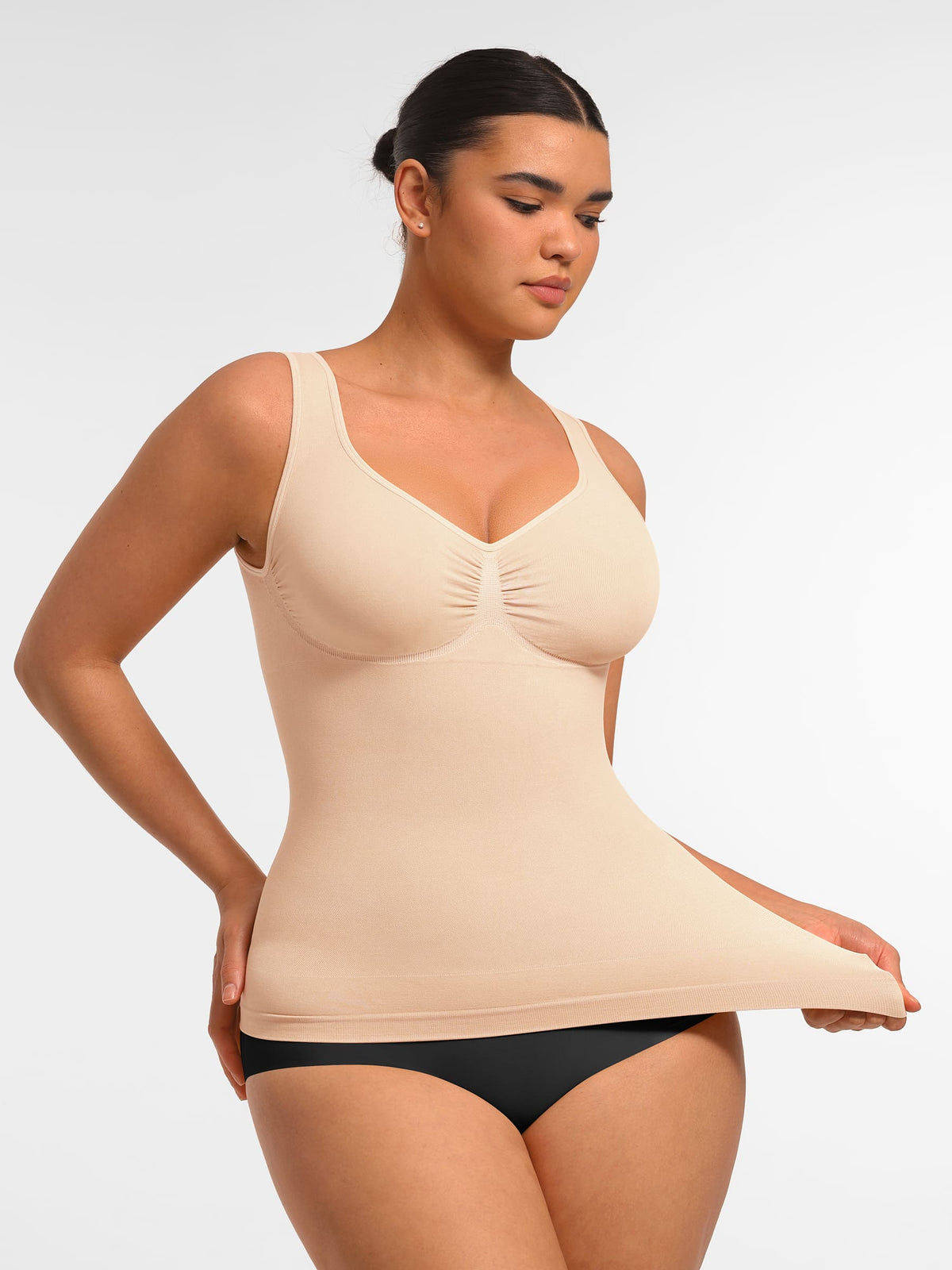 Seamless Tummy Control Wide Strap Tank Top