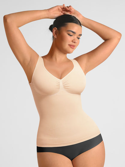 Seamless Tummy Control Wide Strap Tank Top