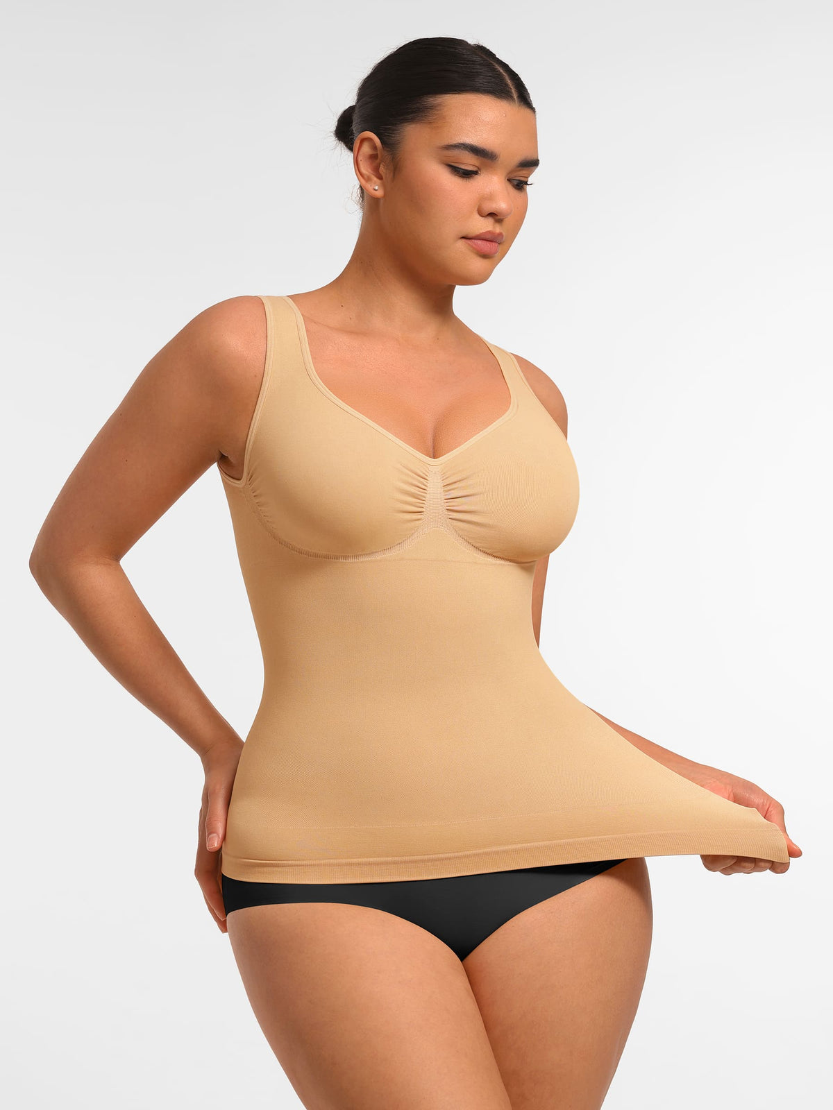 Seamless Tummy Control Wide Strap Tank Top