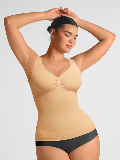 Seamless Tummy Control Wide Strap Tank Top