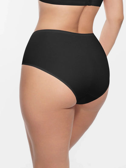 Cloud-Soft Mid-Waist Brief Panties