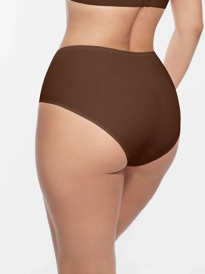Cloud-Soft Mid-Waist Brief Panties