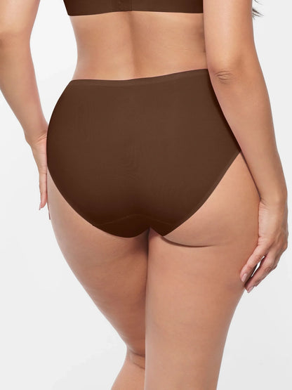 Cloud-Soft Mid-Waist Brief Panties