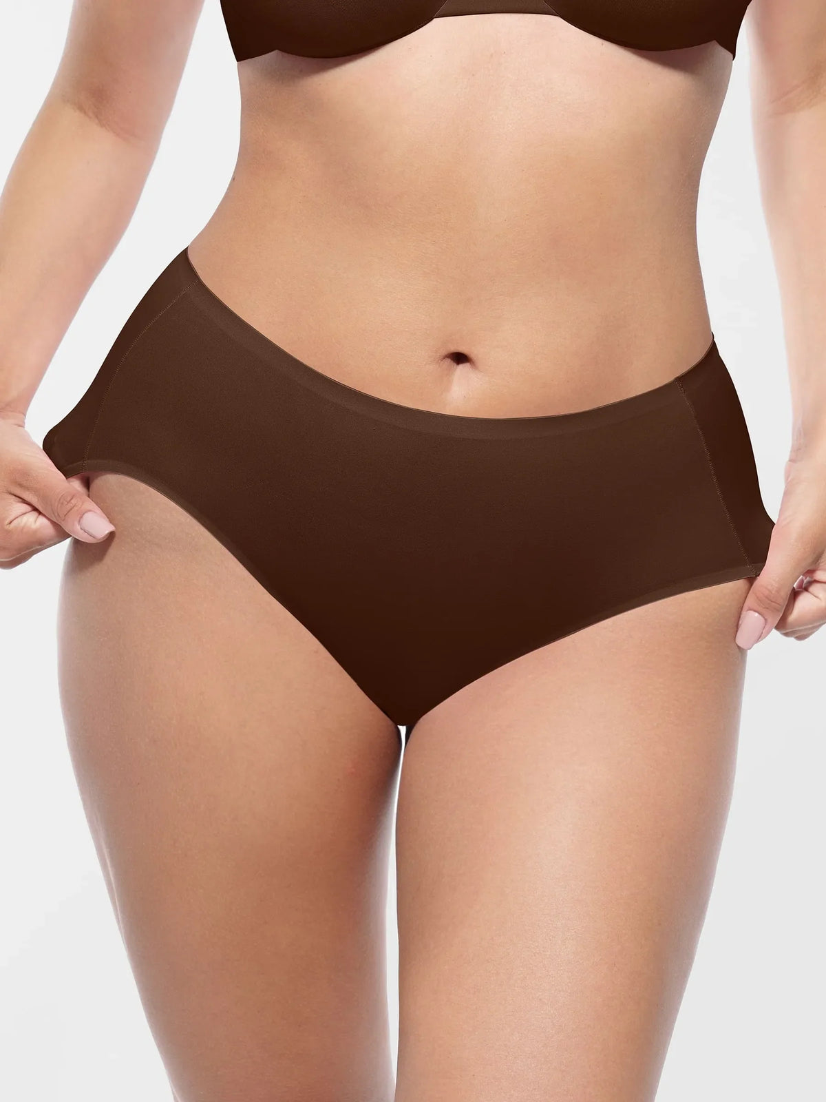 Cloud-Soft Mid-Waist Brief Panties