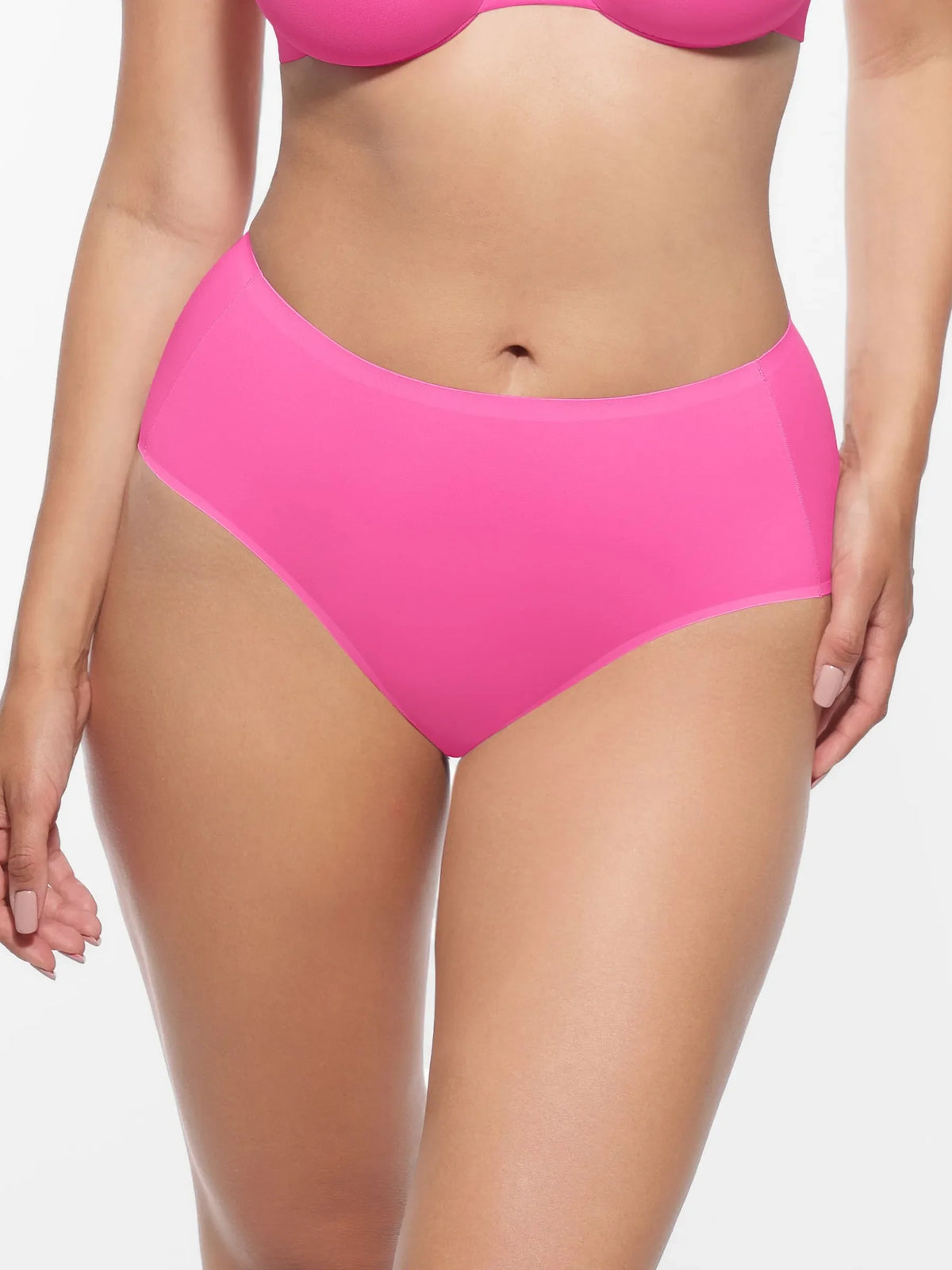 Cloud-Soft Mid-Waist Brief Panties