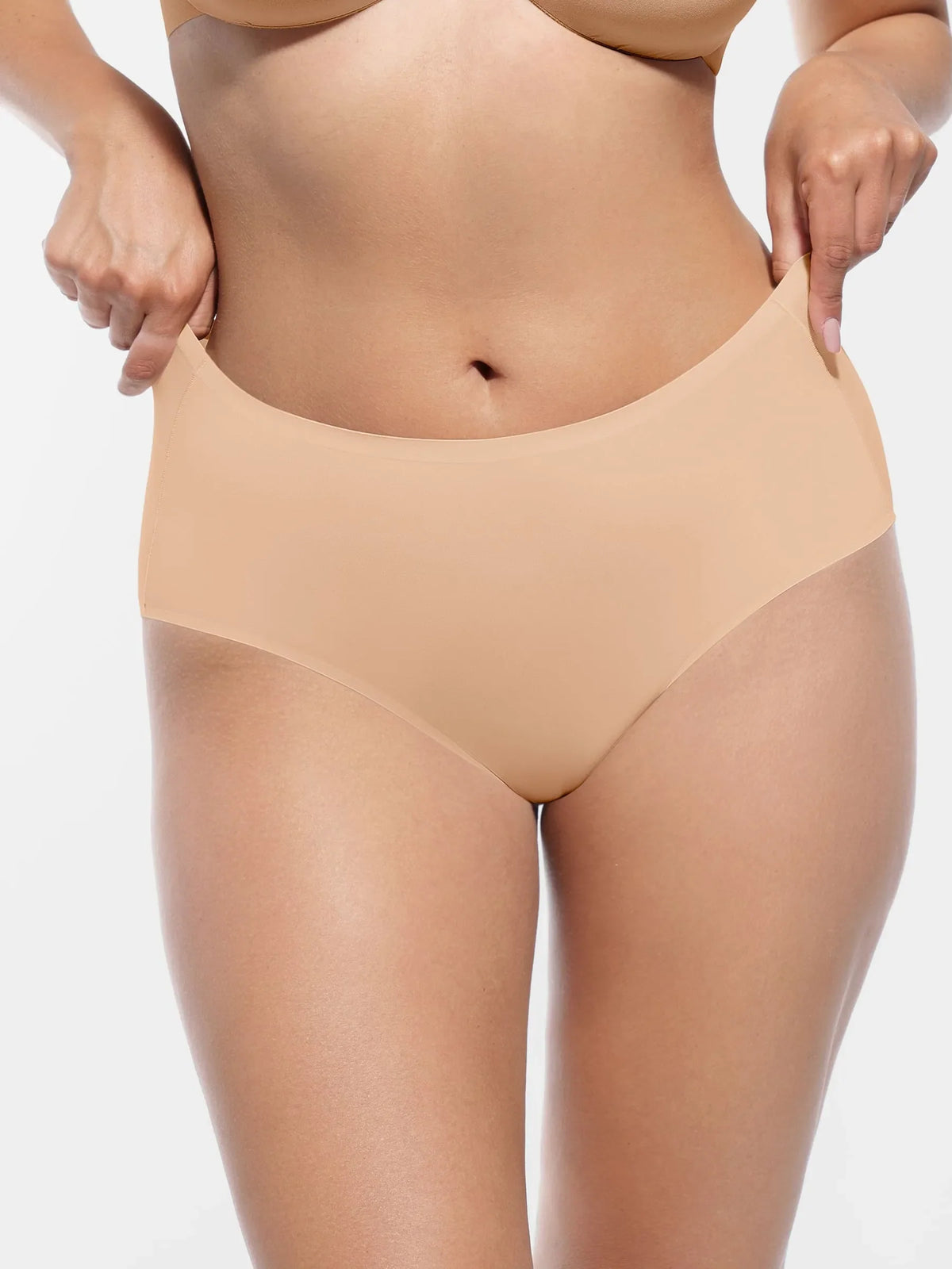 Cloud-Soft Mid-Waist Brief Panties