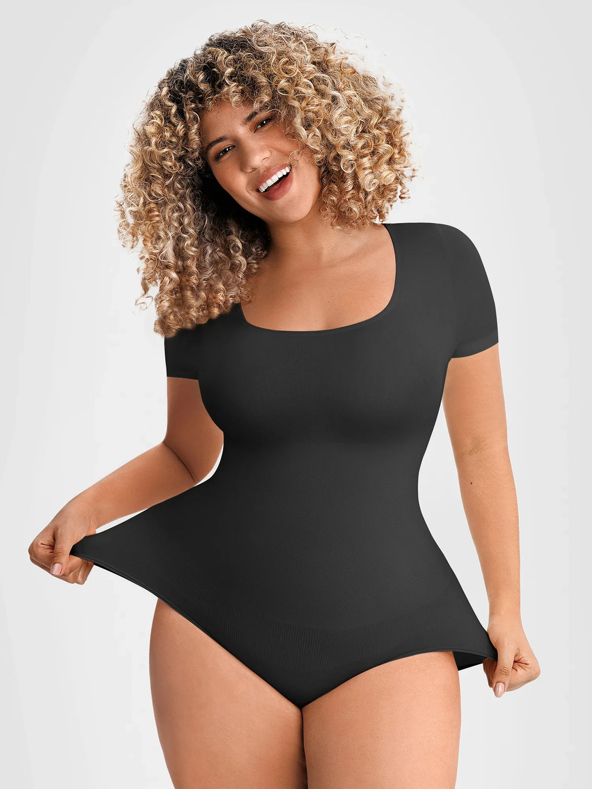 Scoop Neck Buttery Seamless Bodysuit