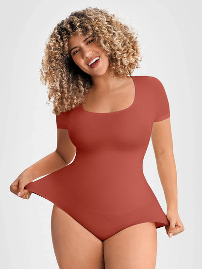 Scoop Neck Buttery Seamless Bodysuit