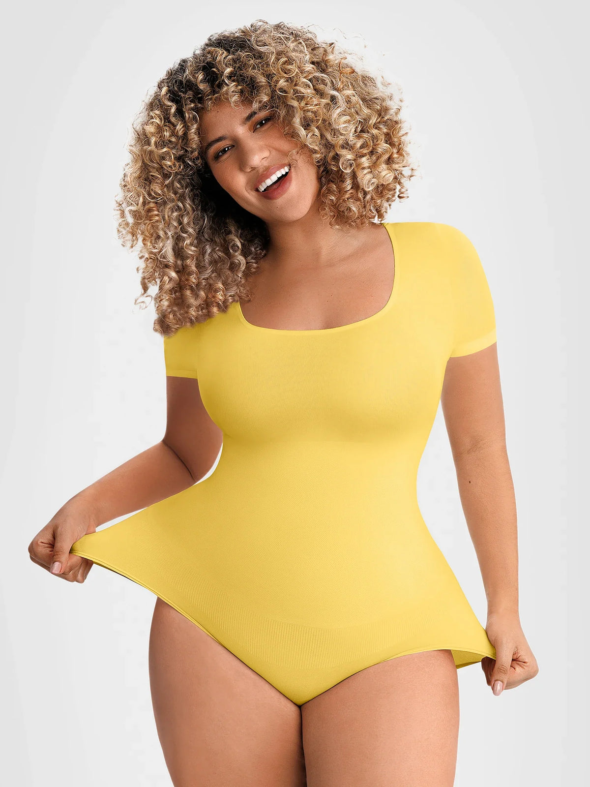 Scoop Neck Buttery Seamless Bodysuit