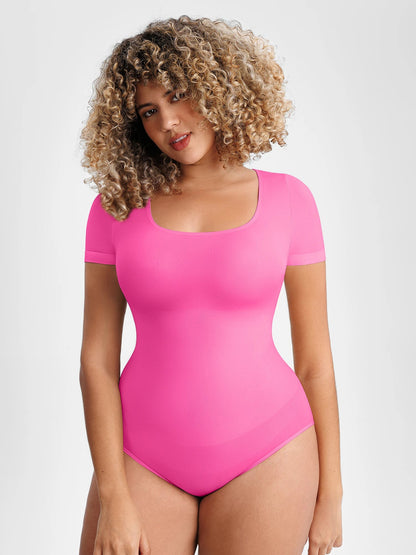 Scoop Neck Buttery Seamless Bodysuit