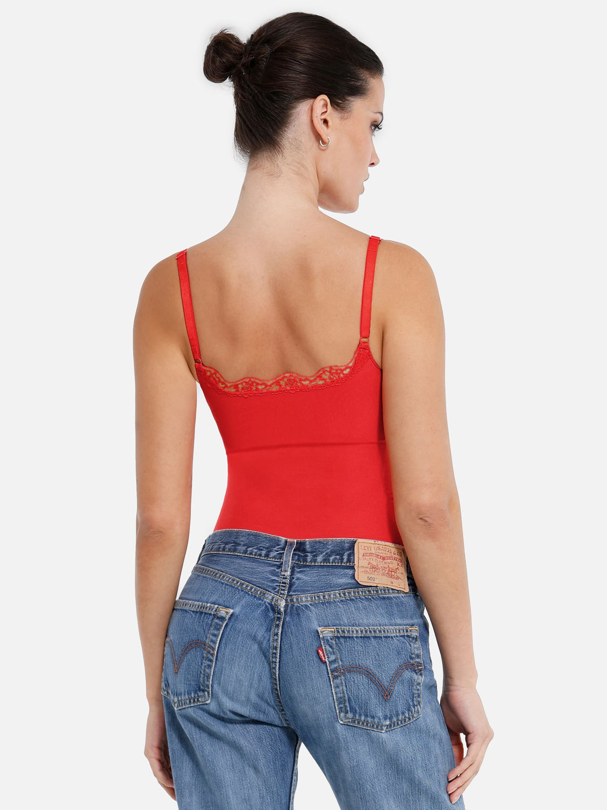 Lace Firm Control Seamless Thong Bodysuit