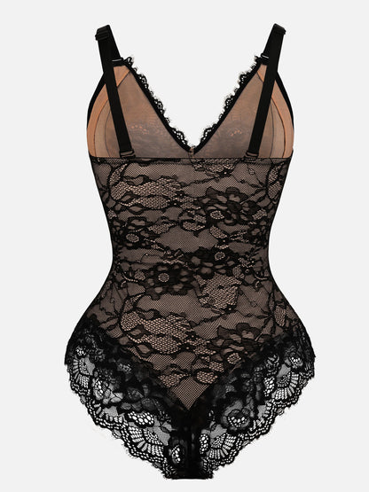 Lace Low Back Lace Bodysuit