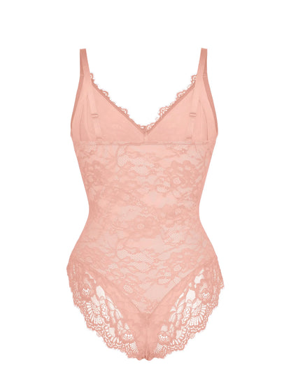 Lace Sculpt V-Neck  Bodysuit