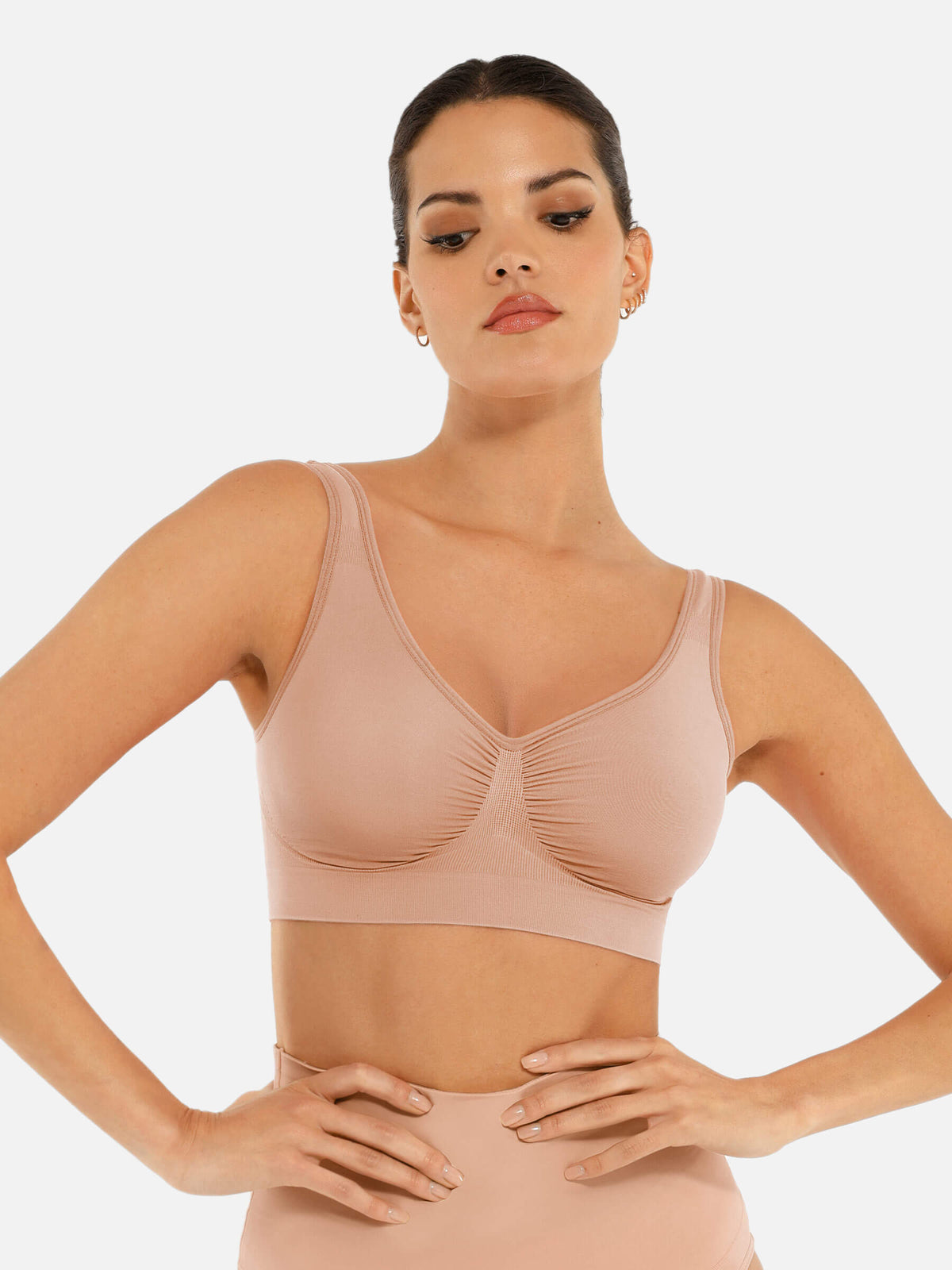 No Underwire Wide Straps Everyday Bra