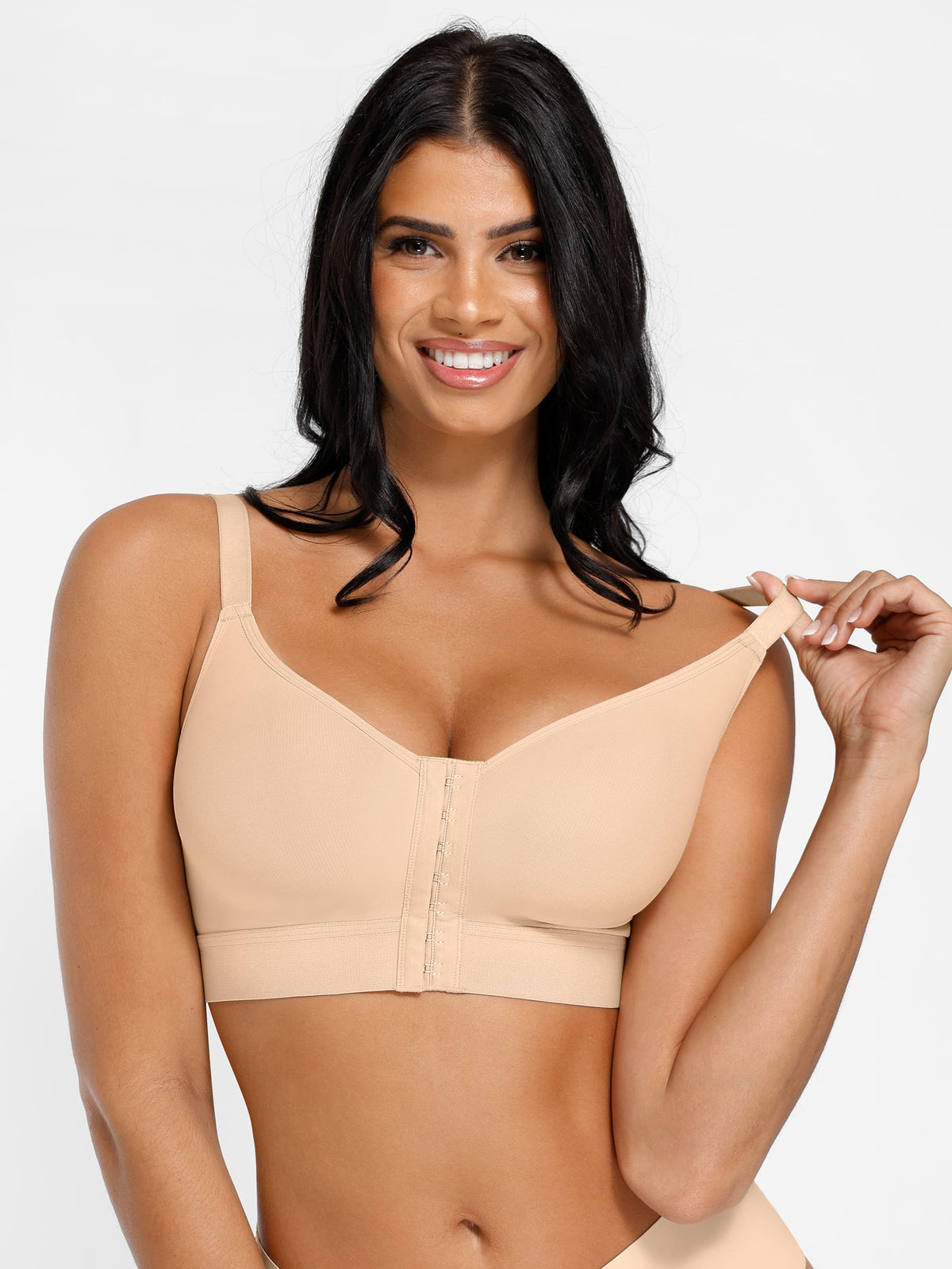 Front-Closure Support Soft Bra