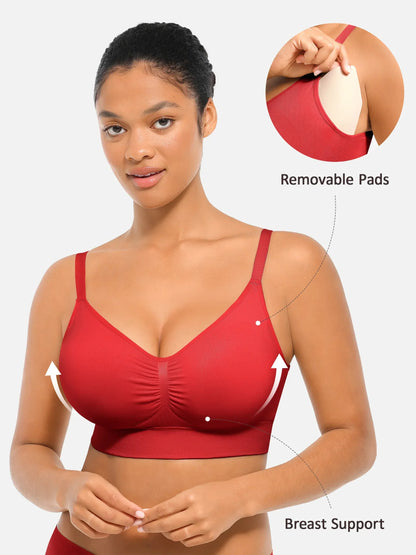 Seamless Everyday Bra with Built-In Padding Bundle