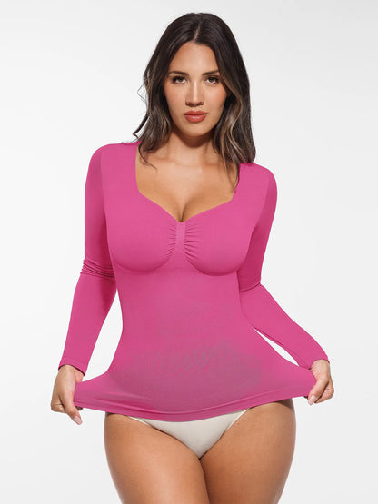 Seamless Long-Sleeve Everyday Shaper Top [BOGO]