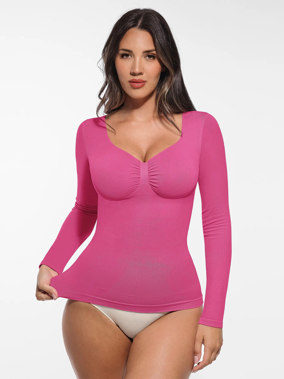 Seamless Long-Sleeve Everyday Shaper Top [BOGO]