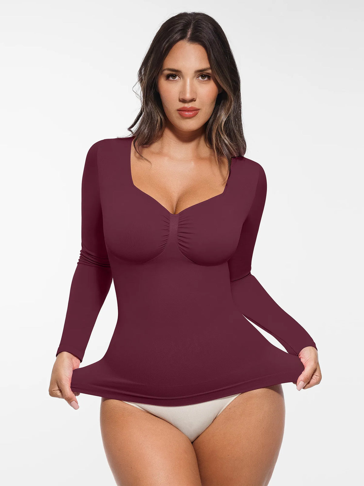 Seamless Long-Sleeve Everyday Shaper Top [BOGO]