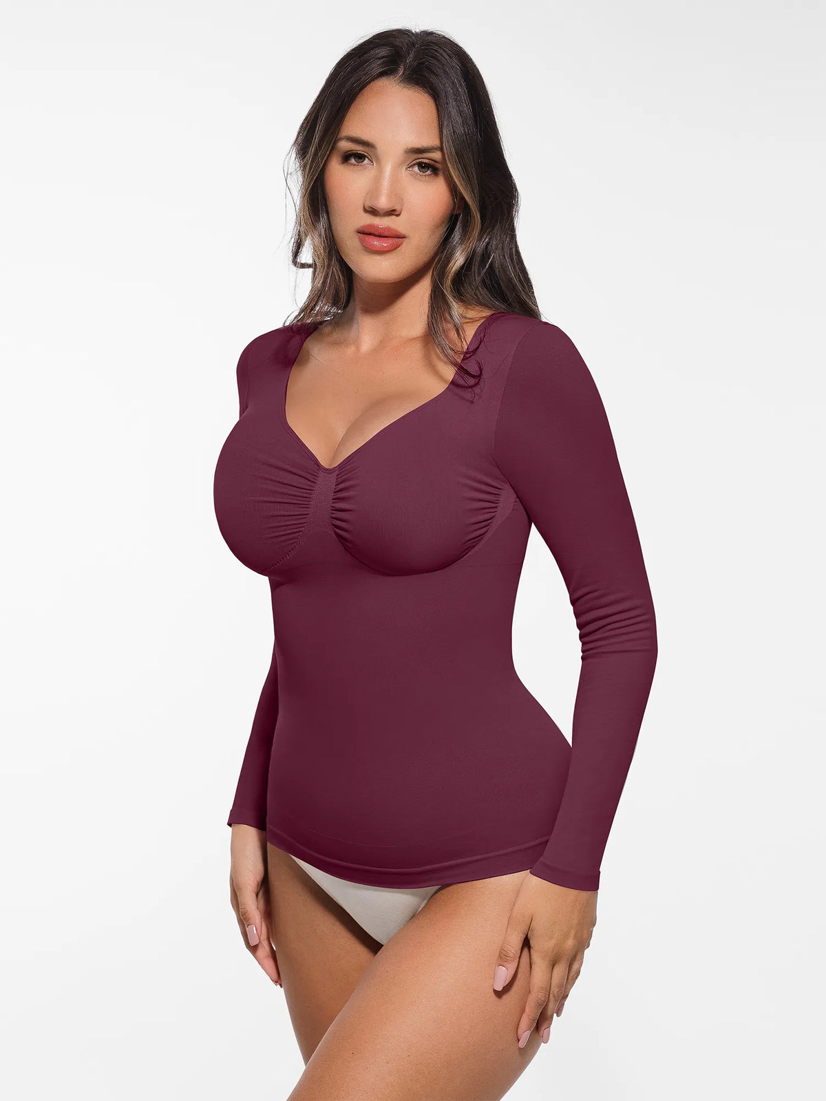 Seamless Long-Sleeve Everyday Shaper Top [BOGO]