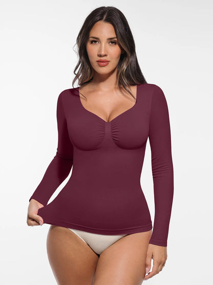 Seamless Long-Sleeve Everyday Shaper Top [BOGO]