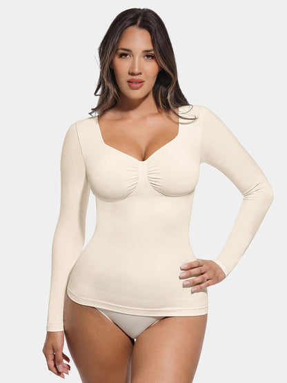 Seamless Long-Sleeve Everyday Shaper Top [BOGO]