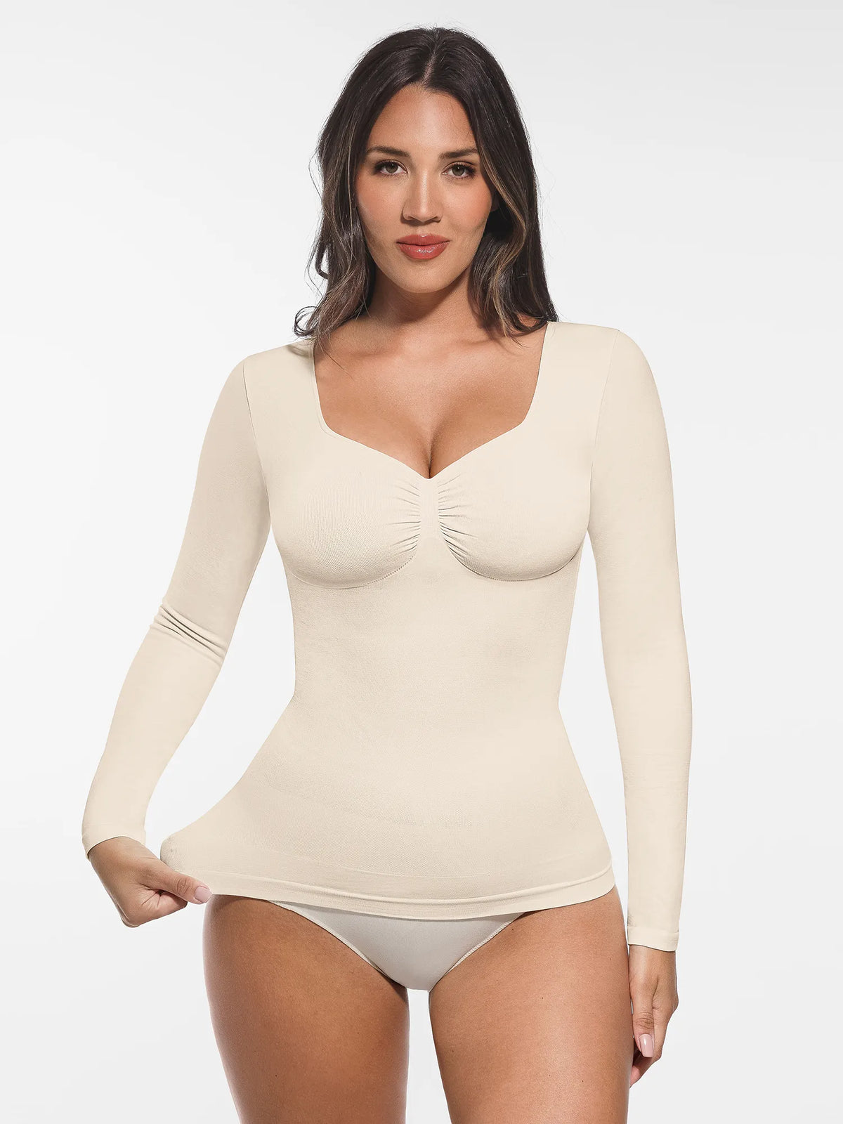 Seamless Long-Sleeve Everyday Shaper Top [BOGO]