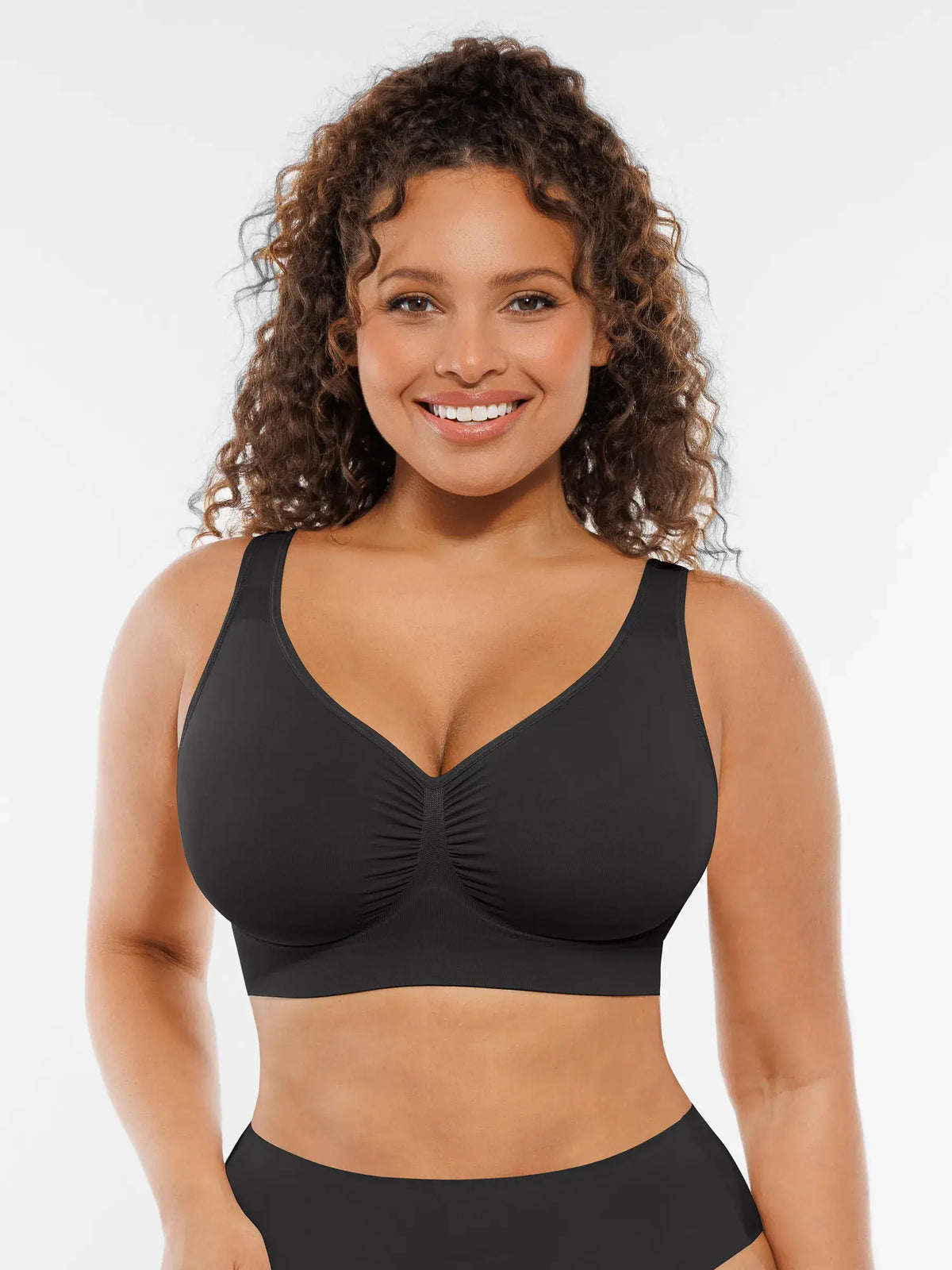 Seamless Wireless Full Coverage Bra