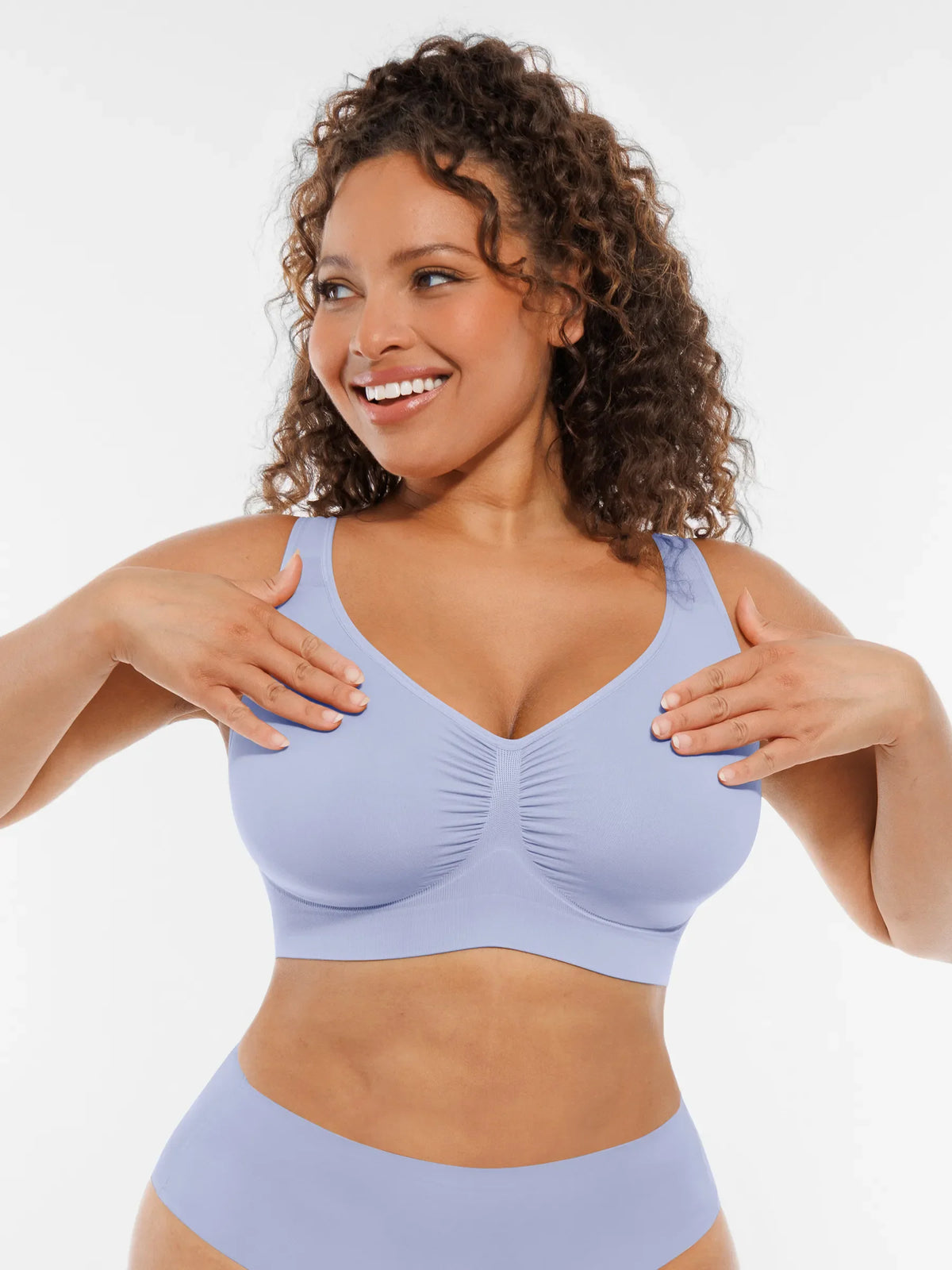 Seamless Wireless Full Coverage Bra